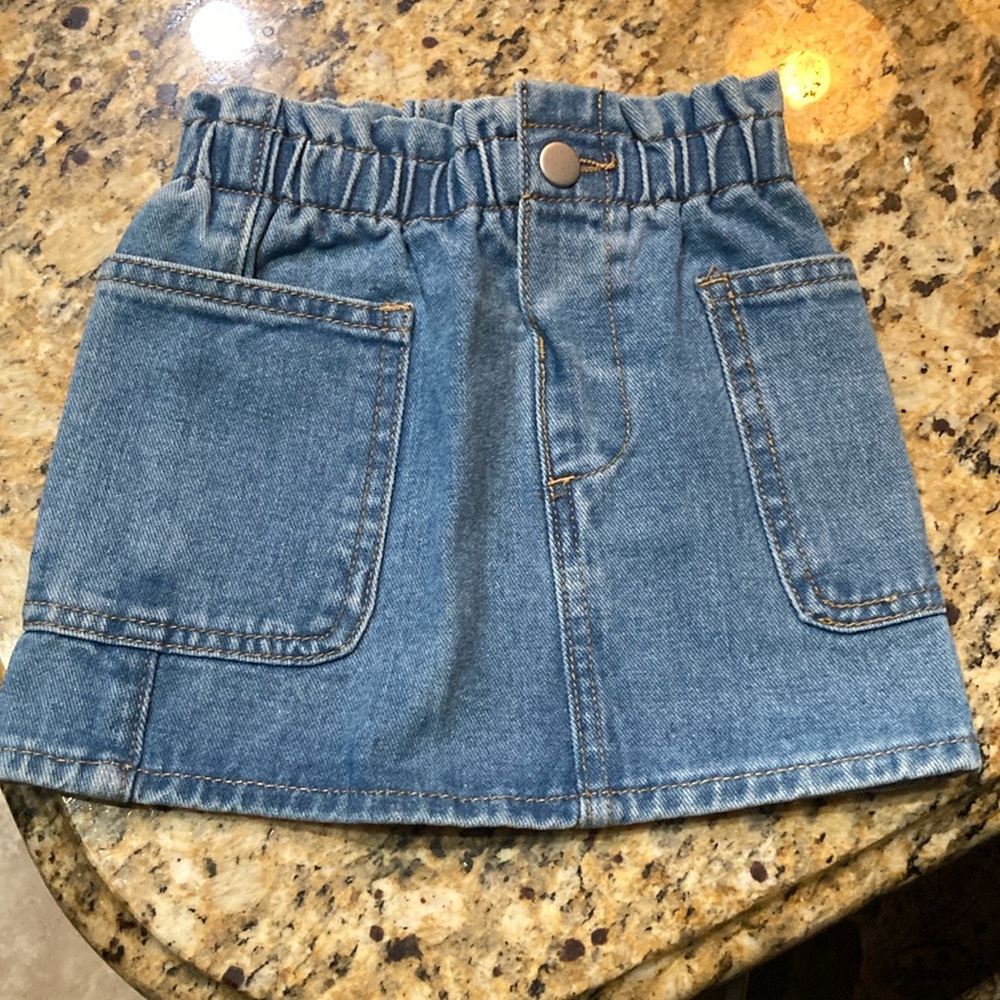 Chelsea & Violet Blue Denim Skirt- 24 Months